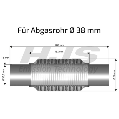 HJS Flexrohr, Abgasanlage interFLEX