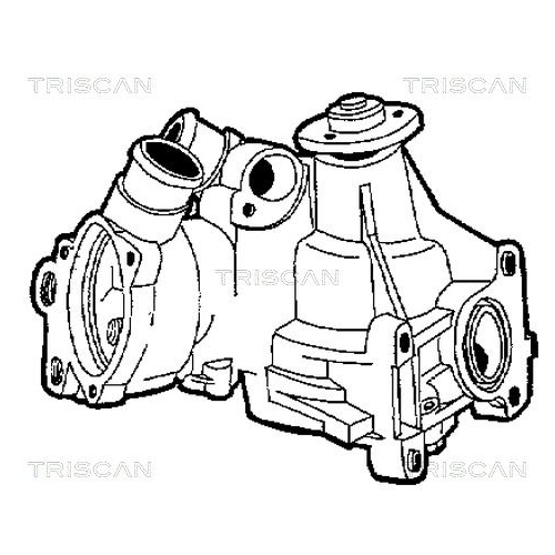 TRISCAN Wasserpumpe, Motorkühlung