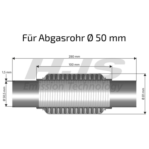 HJS Flexrohr, Abgasanlage interFLEX