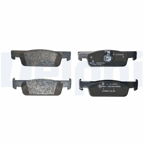 DELPHI Bremsbelagsatz, Scheibenbremse