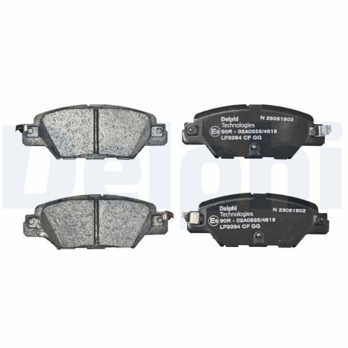 DELPHI Bremsbelagsatz, Scheibenbremse