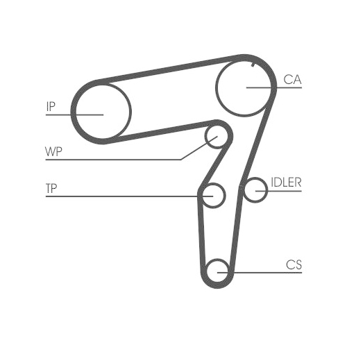 CONTINENTAL CTAM Zahnriemen