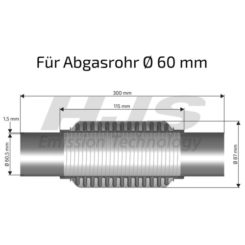 HJS Flexrohr, Abgasanlage interFLEX