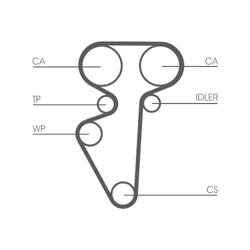 CONTINENTAL CTAM Zahnriemen