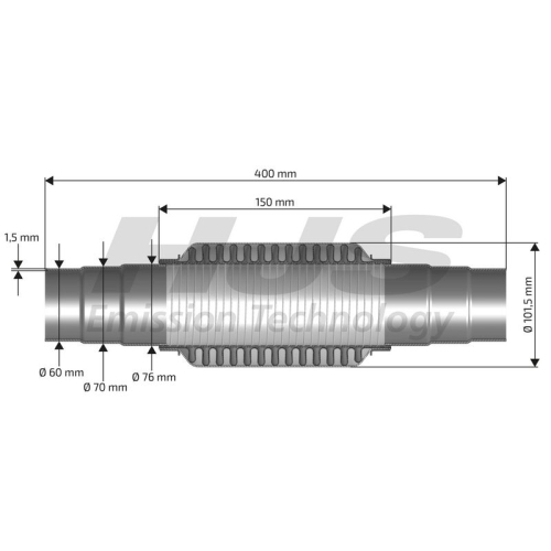 HJS Flexrohr, Abgasanlage interFLEX