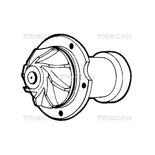 TRISCAN Wasserpumpe, Motorkühlung