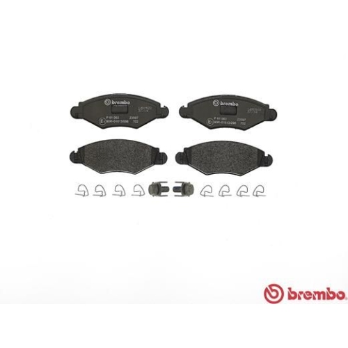 BREMBO Bremsbelagsatz, Scheibenbremse PRIME LINE