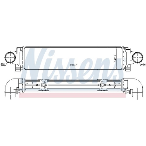 NISSENS Ladeluftkühler