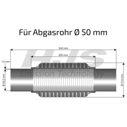 HJS Flexrohr, Abgasanlage SoftFlex