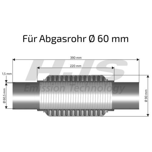 HJS Flexrohr, Abgasanlage SoftFlex