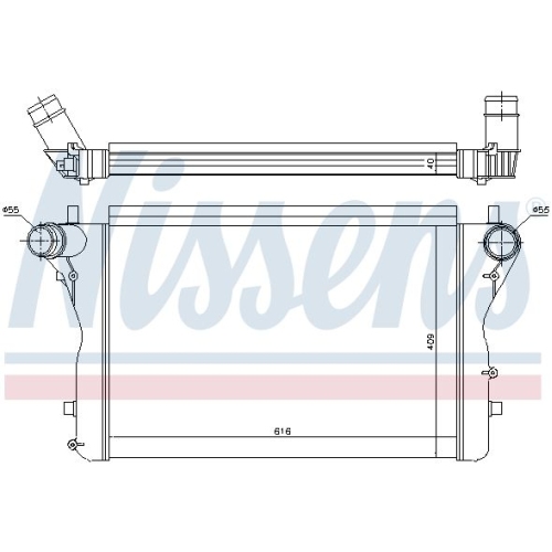 NISSENS Ladeluftkühler