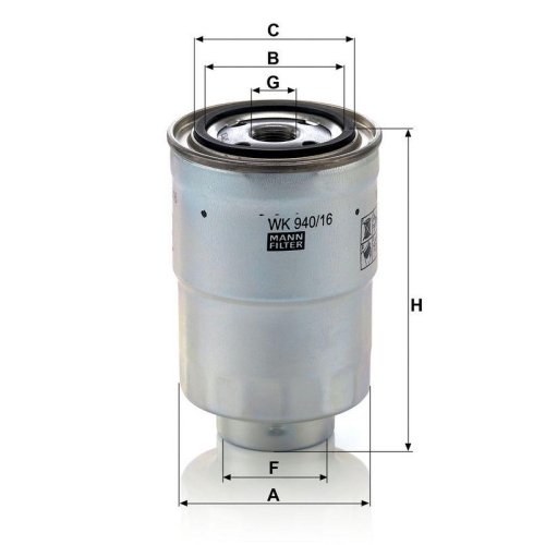MANN-FILTER Kraftstofffilter