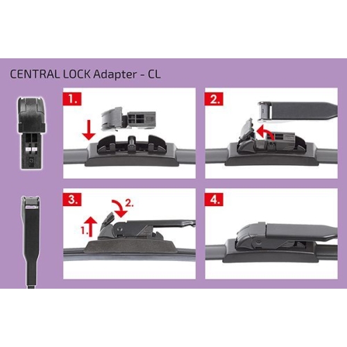 HEYNER Adapter, Wischblatt CENTRAL LOCK