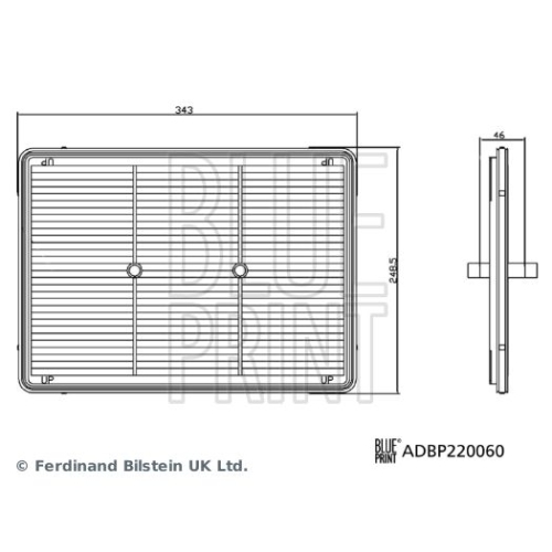 BLUE PRINT Luftfilter