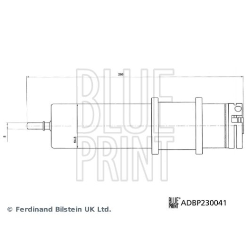 BLUE PRINT Kraftstofffilter