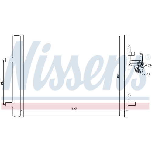 NISSENS Kondensator, Klimaanlage ** FIRST FIT **