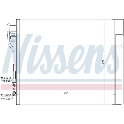 NISSENS Kondensator, Klimaanlage ** FIRST FIT **