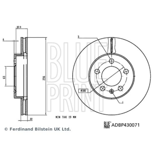 BLUE PRINT Bremsscheibe