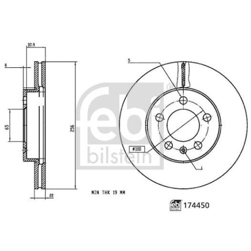 FEBI BILSTEIN Bremsscheibe