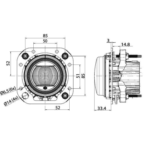 HELLA Fernscheinwerfer