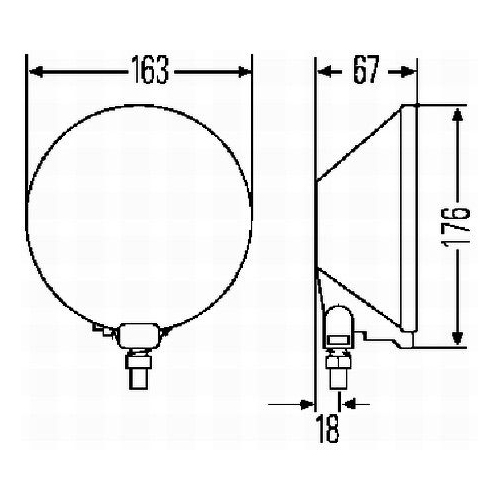 HELLA Fernscheinwerfer