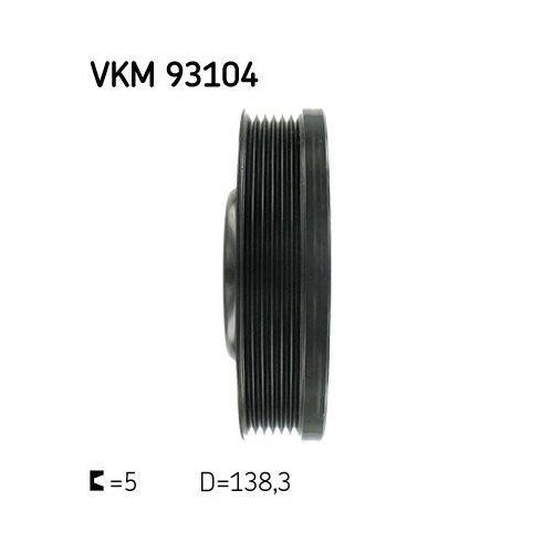 SKF Riemenscheibe, Kurbelwelle