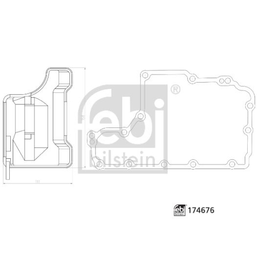 FEBI BILSTEIN Hydraulikfiltersatz, Automatikgetriebe