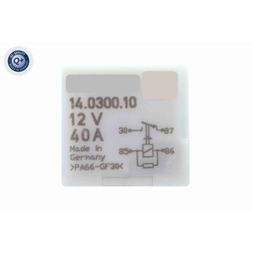 VEMO Relais, Glühanlage Q+, Erstausrüsterqualität MADE IN GERMANY