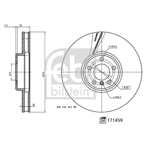 FEBI BILSTEIN Bremsscheibe