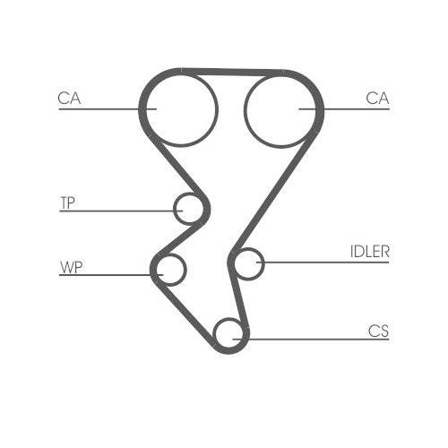 CONTINENTAL CTAM Zahnriemen