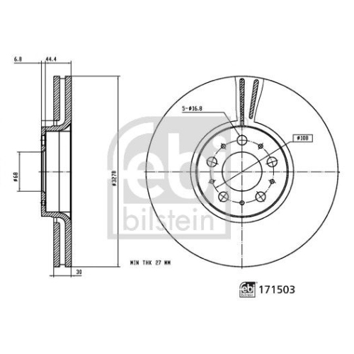 FEBI BILSTEIN Bremsscheibe