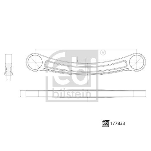 FEBI BILSTEIN Stange/Strebe, Radaufhängung