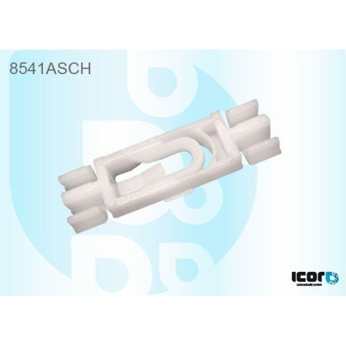 GLAVISTA Halteclip, Scheibeneinbau