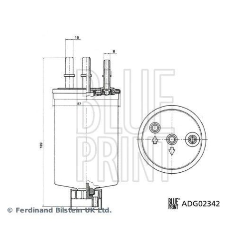 BLUE PRINT Kraftstofffilter