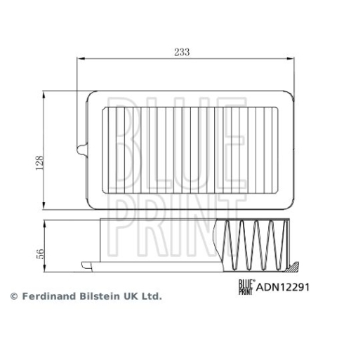 BLUE PRINT Luftfilter