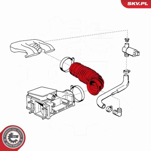 ESEN SKV Ansaugschlauch, Luftfilter