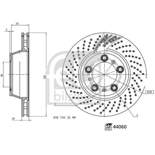 FEBI BILSTEIN Bremsscheibe