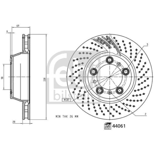 FEBI BILSTEIN Bremsscheibe