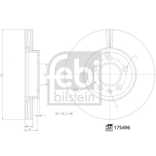 FEBI BILSTEIN Bremsscheibe