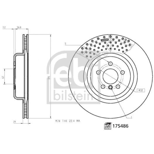 FEBI BILSTEIN Bremsscheibe