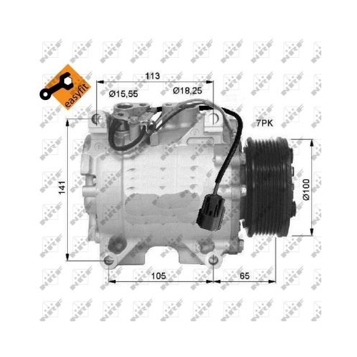 NRF Kompressor, Klimaanlage EASY FIT