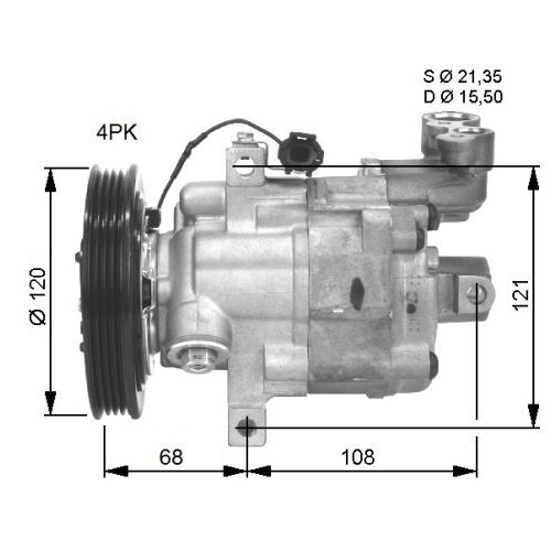 NRF Kompressor, Klimaanlage GENUINE