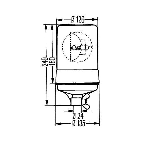 HELLA Rundumkennleuchte KL 600