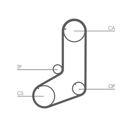 CONTINENTAL CTAM Zahnriemen