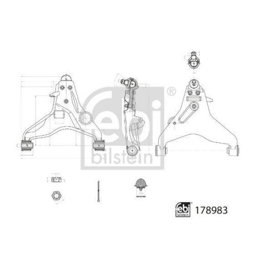 FEBI BILSTEIN Lenker, Radaufh&auml;ngung