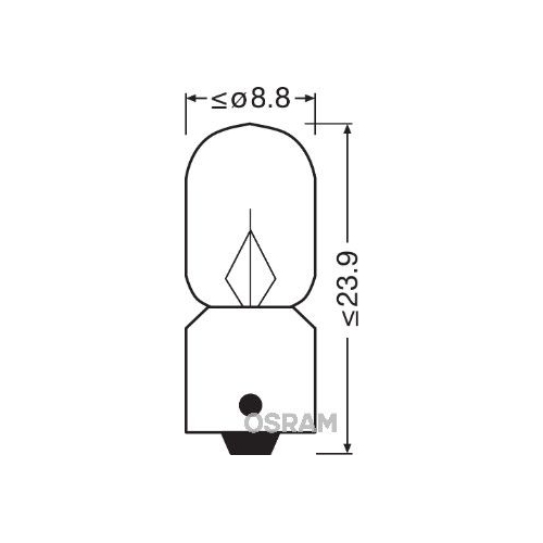 ams-OSRAM Glühlampe, Innenraumleuchte ORIGINAL