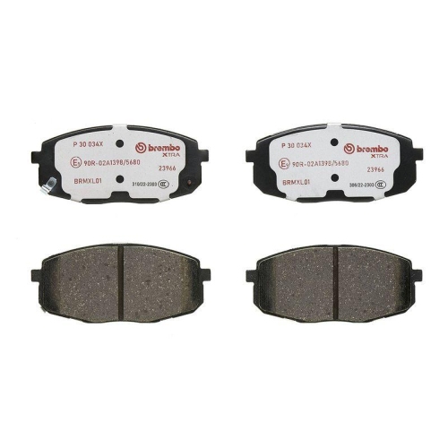 BREMBO Bremsbelagsatz, Scheibenbremse XTRA LINE