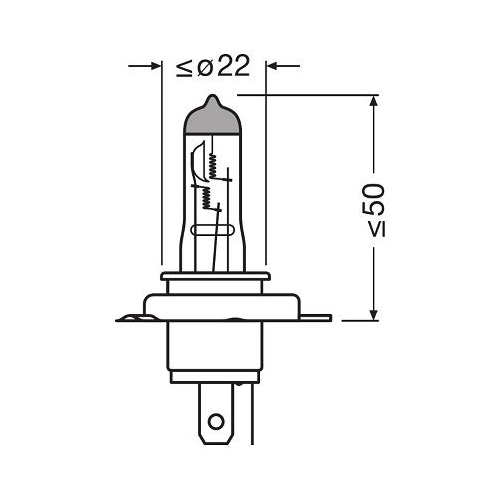 ams-OSRAM Glühlampe, Fernscheinwerfer ORIGINAL