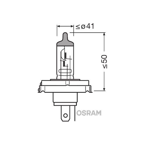 ams-OSRAM Glühlampe, Fernscheinwerfer ORIGINAL