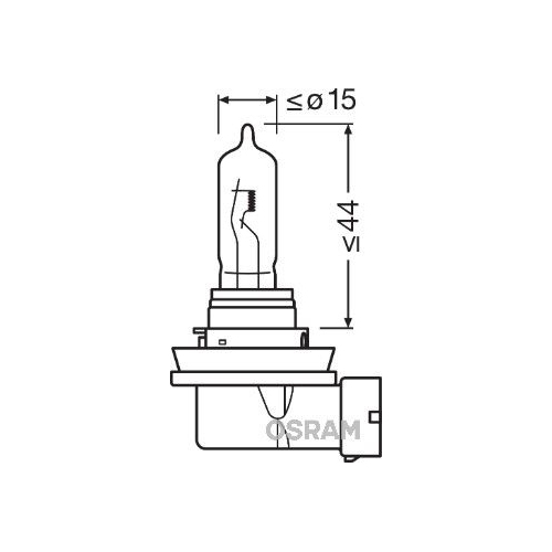 ams-OSRAM Glühlampe, Fernscheinwerfer ORIGINAL